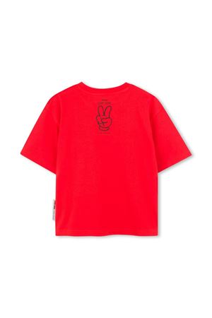 tshirt in cotone rosso MARC JACOBS KIDS | W60450992